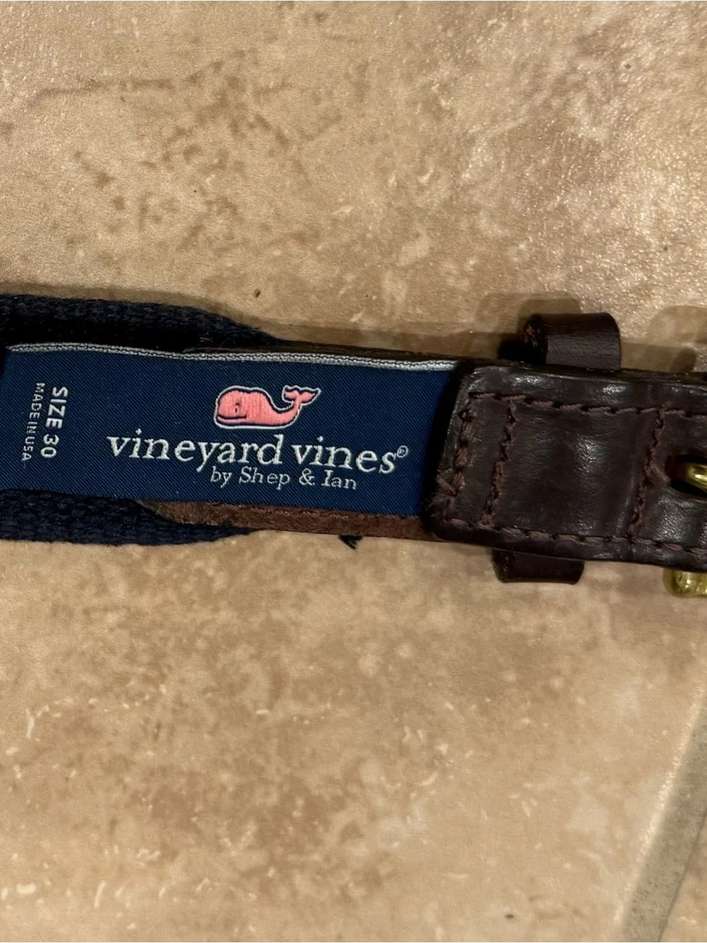 Vineyard vines, sailboat ribbon belt size 30 - Picture 6 of 10